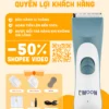 Tông đơ cắt tóc cho bé Emoon: Chống ồn, chống nước, an toàn tuyệt đối