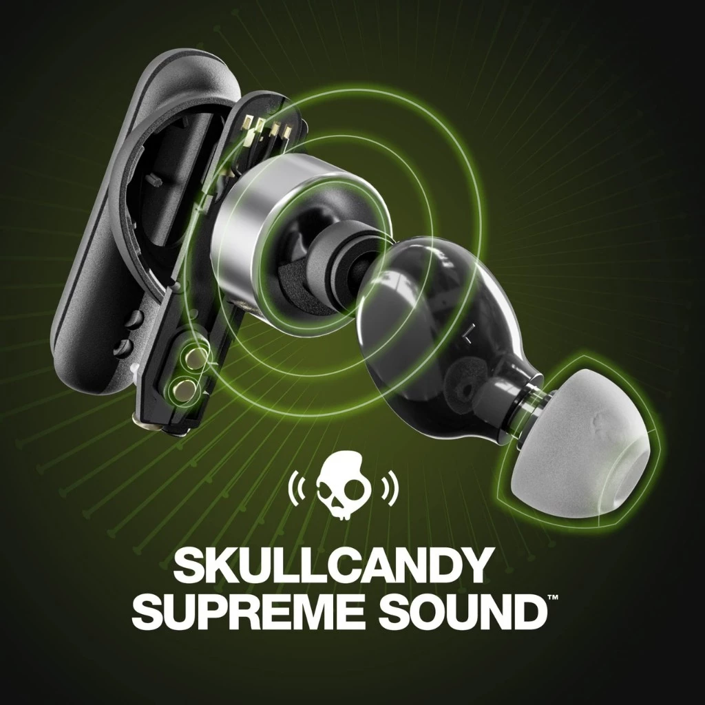 Tai Nghe Bluetooth Skullcandy Smokin' Buds - Chất Âm Mỹ, Pin 20H - Image 3