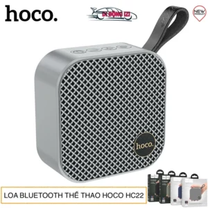 Loa Bluetooth Thể Thao Hoco HC22 Mini - Thiết Kế Đẹp, Sang Trọng Với Pin 1200mAh, Bluetooth V5.2,... [CHÍNH HÃNG]