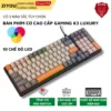Bàn Phím CƠ ZIYOU K3 Luxury Cao Cấp, Phím Gõ Êm Sử Dụng Trục Cơ Red Switch, Led 16.5 Triệu Màu