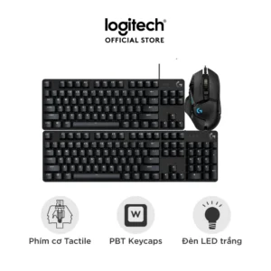 Combo Bàn phím Gaming Logitech G413 SE (TKL) và Chuột gaming Logitech G502 Hero