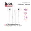Tai nghe nhét tai kết nối Bluetooth V5.0 Hoco M1 MAX âm thanh Super Bass sử dụng Jack chân LN dùng cho ip6/7/8/10