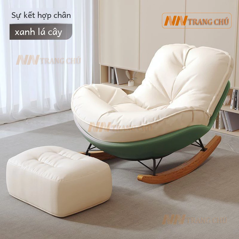 Ghế Bập Bênh Thư Giãn PENGUIN Kèm Đôn – "Bậc Thầy" Giấc Ngủ Cho Mọi Gia Đình - Image 3
