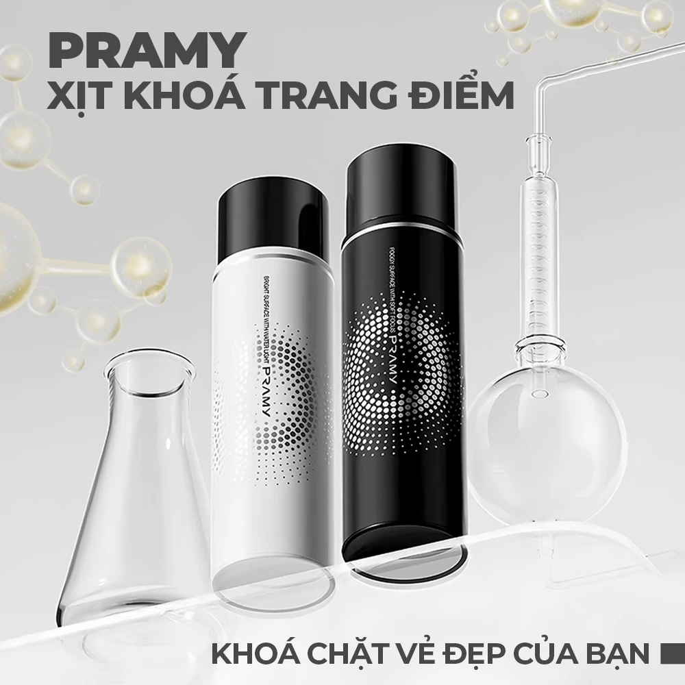 Xịt Khóa Nền PRAMY Chính Hãng - Cố Định Makeup & Kiềm Dầu Suốt 24H - Image 3