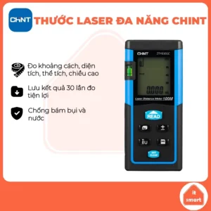 Thước laser Chint đo khoảng cách chính xác, tức thì, đo diện tích, chiều dài, thể tích