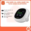 Cảm biến CO2 thông minh Tuya Moes bluetooth, cảm biến NDIR chính xác tức thời