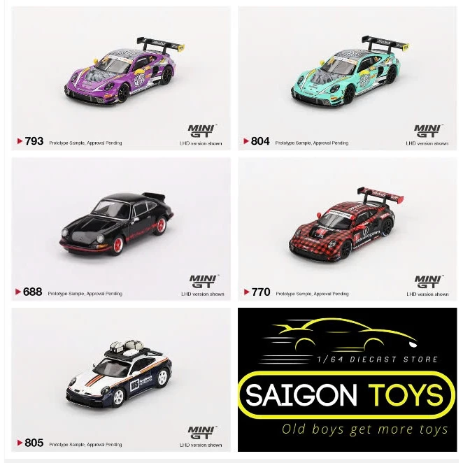 Xe Mô Hình Porsche MiniGT 1:64: Đẳng Cấp Sưu Tầm Tại Saigontoys - Image 2