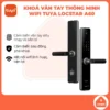 Khoá thông minh Tuya Locstar A60 hỗ trợ wifi, khoá vân tay, khoá điều khiển từ xa, chống phá khoá