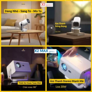 Alternative view of Máy Chiếu BEECUBE X1 Gen 3 & X2 Max Gen 5: Đỉnh Cao Máy Chiếu Mini