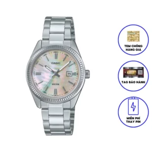 Đồng Hồ Nữ Dây Kim Loại Chính Hãng Casio LTP-1302DS-4AVDF