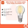 Đèn thông minh wifi trang trí giả cổ Filament Tuya Moes 7W, hiệu ứng đèn sợi đốt, điều chỉnh độ sáng