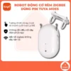 Động cơ rèm robot zigbee Tuya Moes dùng pin, không cần thay ray, lực kéo đều hỗ trợ nhiều loại rèm
