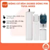 Động cơ rèm zigbee Tuya Moes dùng pin sạc tháo rời, không cần đấu nối điện