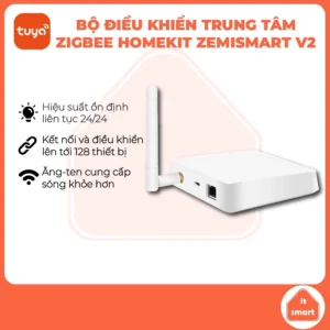 Bộ điều khiển trung tâm Tuya Zemismart Homekit V2, tương thích Apple Homekit, hub Tuya, ăng ten