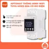 Aptomat thông minh wifi Tuya Moes 1 pha 80A kiêm đồng hồ đo điện, bảo vệ gia đình bạn