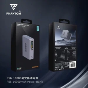 Alternative view of Cục Trữ Điện PHANTOM P56 10000mAh - Sạc Nhanh PD 22.5W Mini Cao Cấp