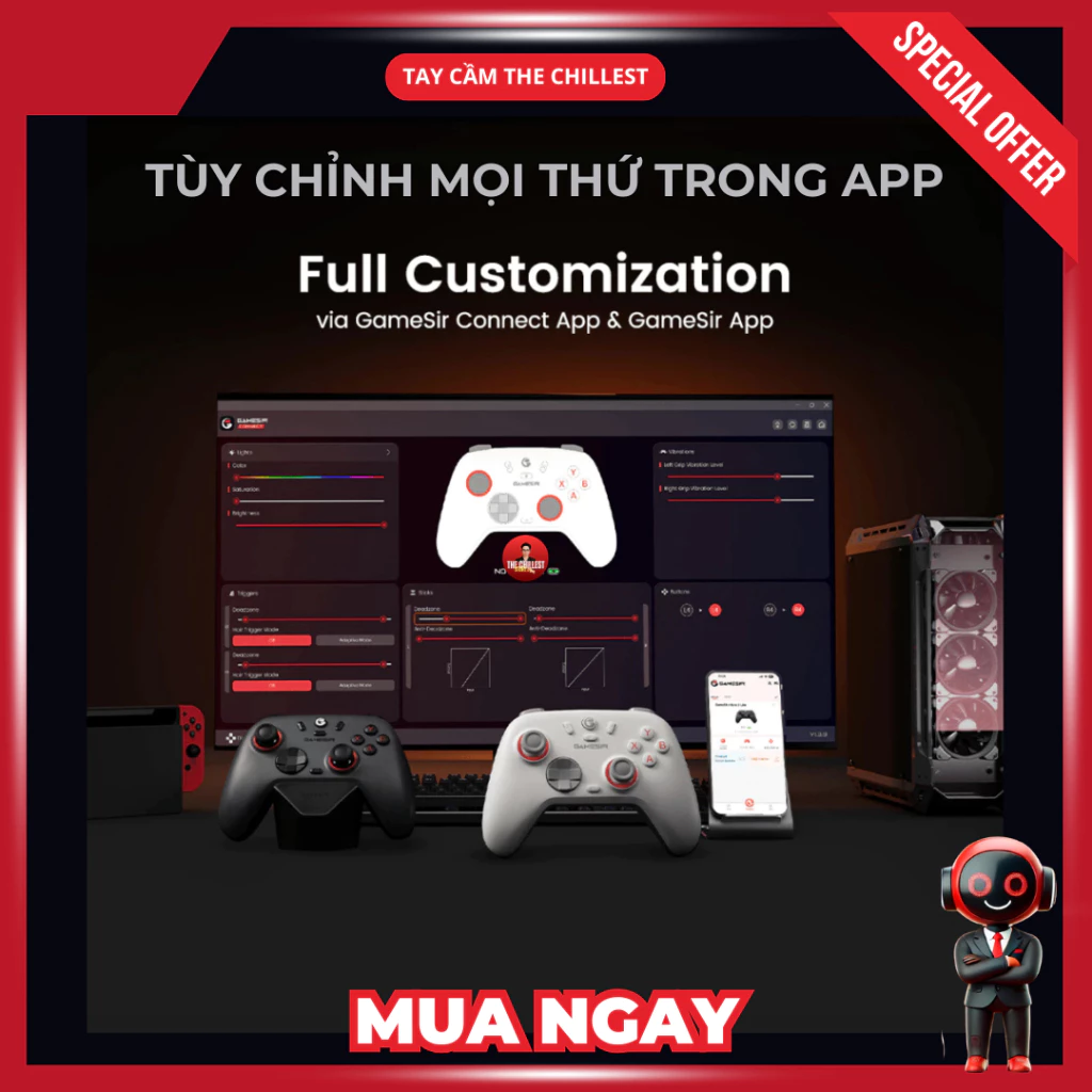 GameSir Nova 2 Lite - Tay Cầm Hall Effect Chống Trôi & 1000Hz Giá Rẻ - Image 3