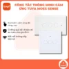 Công tắc thông minh cảm ứng Tuya Moes Sense wifi matter/zigbee 1-4 nút, ra lệnh bằng giọng nói