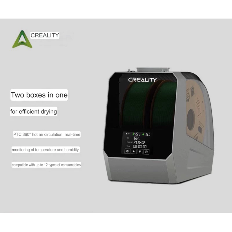 Máy Sấy Nhựa Creality Space Pi Plus - Sấy 2 Cuộn Cùng Lúc Giá Tốt