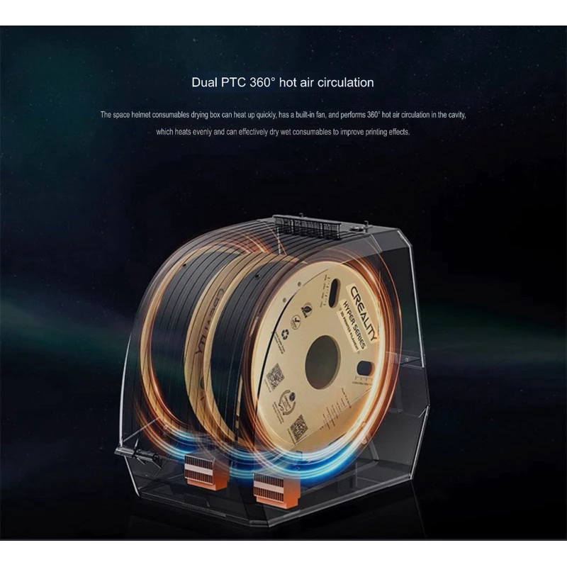 Máy Sấy Nhựa Creality Space Pi Plus - Sấy 2 Cuộn Cùng Lúc Giá Tốt - Image 2