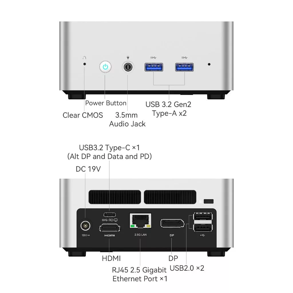 Mini PC Minisforum X1 Ryzen 9 HX 370 - Sức Mạnh AI Vượt Trội - Image 2