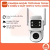 Camera an ninh ngoài trời 2 mắt wifi Tuya Moes theo dõi chuyển động, cảnh báo đột nhập