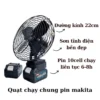 Quạt Tích Điện Pin 10 Cell MEGUN - Gió Siêu Mạnh, Dùng 8 Giờ Liên Tục