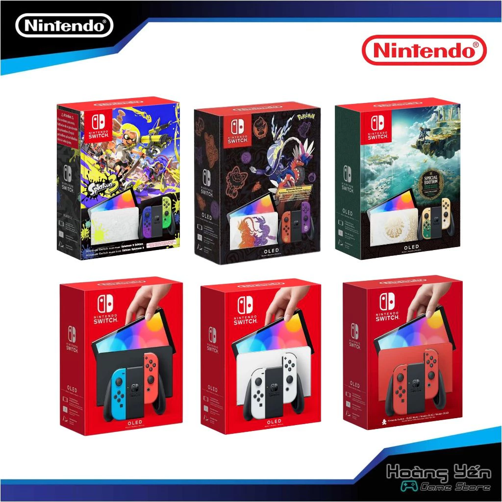 Máy Nintendo Switch OLED Chính Hãng - Bảo Hành 12 Tháng Tặng Quà Khủng