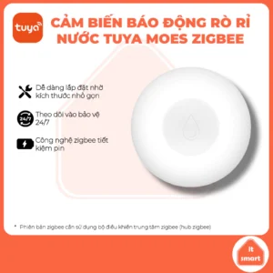 Cảm biến rò rỉ nước zigbee Tuya Moes, bảo vệ an toàn cho gia đình bạn, tương thích Apple Homekit