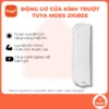 Động cơ cửa kính trượt zigbee Tuya Moes, lực kéo khỏe, pin tích hợp, cảnh báo đột nhập