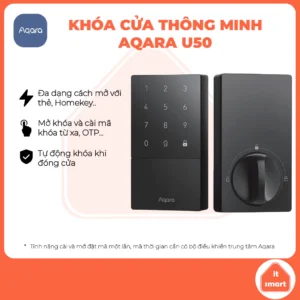 Khóa Aqara U50 thông minh, tương thích Matter, Apple Homekit, bảo mật tuyệt đối, chịu thời tiết