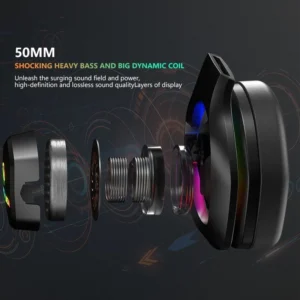 Tai Nghe Chơi Game Chụp Tai Có Dây E600 Có Mic Có Đèn RGB/ LED, Cho Máy Tính/ PC/ Laptop - Gaming Headphones