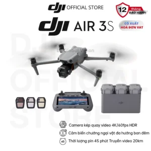 Flycam DJI Air 3S chất lượng camera 4K/120fps, cảm biến chướng ngại vật đa hướng (DJI Air 3S)