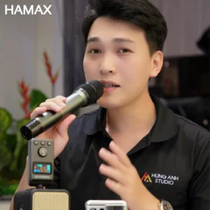 Alternative view of Micro Hamax 01 Đa Năng – Micro Karaoke Cao Cấp Cho Xe Hơi & Loa Bluetooth