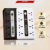 Ổ Cắm Điện WANDA 2500W - 6 Ổ Cắm, 6 Cổng USB & Type-C Sạc Nhanh PD