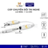 Jack chuyển đổi tai nghe sang 3.5mm, cổng chuyển có mic zin bóc máy | Cún Store