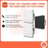 Công tắc điều chỉnh độ sáng thông minh zigbee nút cơ Tuya Moes Star Ring, dimmer qua điện thoại