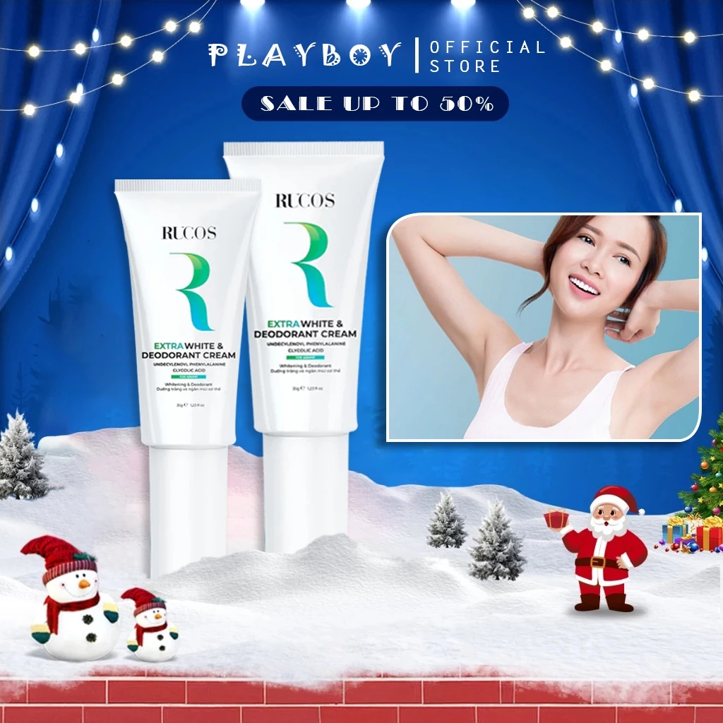 Kem trắng nách khử mùi, giảm thâm vùng mông, nách, bẹn Extra White & Deodorant Rucos