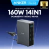 Trạm sạc đa năng Anker Prime (14in1, Dual Display, 160W) - A83B6