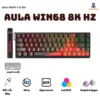 Bàn phím cơ gaming AULA WIN68 - Magetic Switch - Rapid Trigger - Led RGB - Có APP tùy chỉnh - Tặng kèm móc cài
