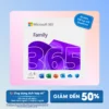 [KEY MUA MỚI HOẶC GIA HẠN] Phần mềm Microsoft 365 𝐅𝐀𝐌𝐈𝐋𝐘 | 12 tháng | Dành cho tối đa 6 người| 5 thiết bị / người