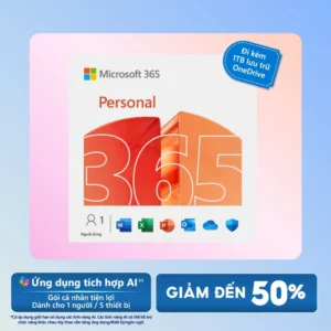 [ KEY GIA HẠN hoặc MUA MỚI ] Phần mềm Microsoft 365 𝐏𝐄𝐑𝐒𝐎𝐍𝐀𝐋 | 12 tháng | Dùng 1 người| 5 thiết bị | 1 TB Onedrive