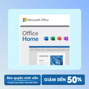 Phần mềm Office Home 2024 bản quyền | Dùng vĩnh viễn| 1 người, 1 thiết bị |Chuyển được máy tính khác