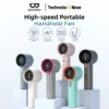 Bảo hành chính thức Quạt mini Goojodoq có màn hình kỹ thuật số LED