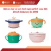 Bát ăn cho trẻ em hình ngộ nghĩnh inox 316 Elmich Babycare EL-0008