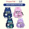 Balo Naruto Chống Gù Cho Bé Tiểu Học Chống Thấm Siêu Nhẹ - Balo Cho Bé Nhiều Ngăn Tiện Lợi