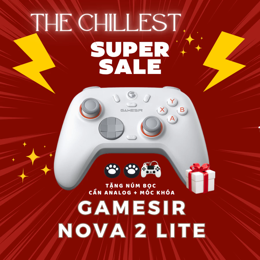 GameSir Nova 2 Lite - Tay Cầm Hall Effect Chống Trôi & 1000Hz Giá Rẻ