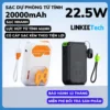 Sạc Dự Phòng Sendem 10000-20000mAh Sạc Nhanh 22.5W Tích Hợp Dây
