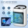 Quạt Điều Hòa Phun Sương Mini Wameli WA-99 Dung Tích 500ml 2 Tốc Độ Gió 3 Chế Độ Phun Sương, Cổng Usb Tiện Lợi