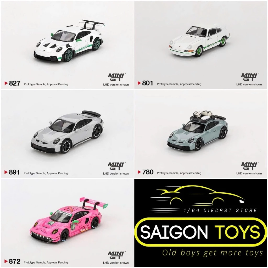 Xe Mô Hình Porsche MiniGT 1:64: Đẳng Cấp Sưu Tầm Tại Saigontoys - Image 3
